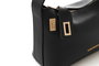 Vince Camuto Novara - Bolso de mano negro en piel de polivinilo, 24x10x16 cm